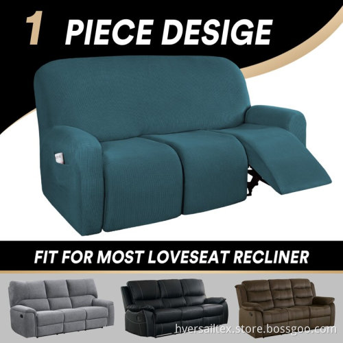 Stretch 3 Cushion Couch Cover with Elastic